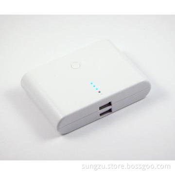 High Capacity Dual USB Mobile Power Bank for iPad, iPhone, HTC